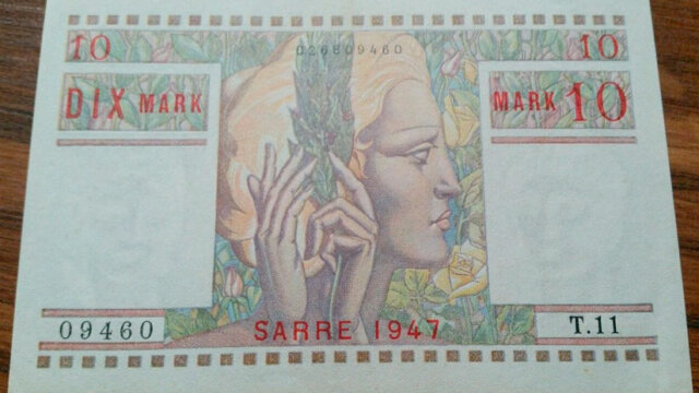 10 Mark Sarre type 1947