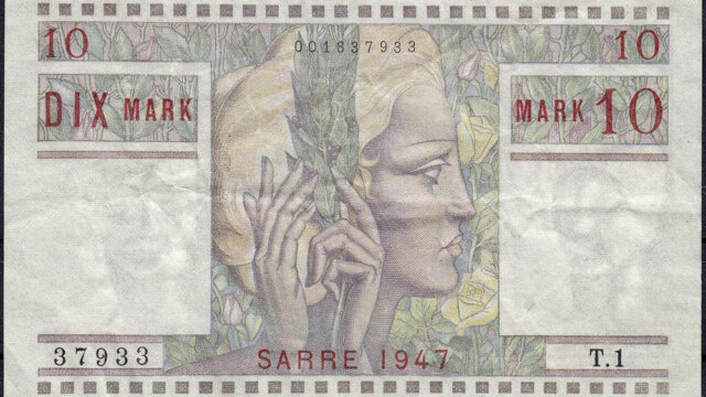 10 Mark Sarre type 1947