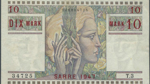 10 Mark Sarre type 1947