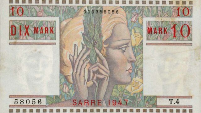 10 Mark Sarre type 1947