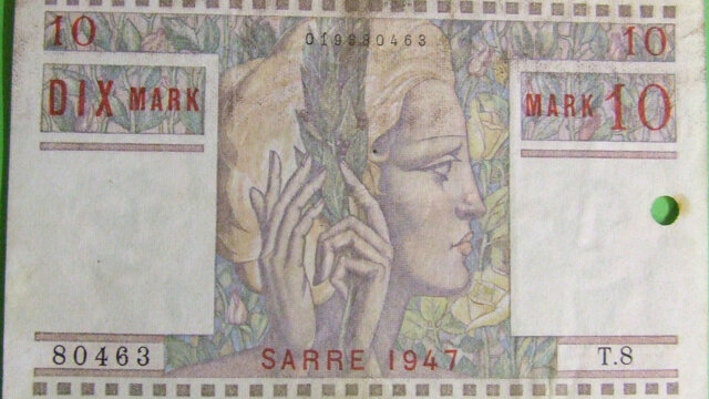 10 Mark Sarre type 1947