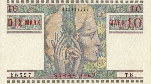 10 Mark Sarre type 1947