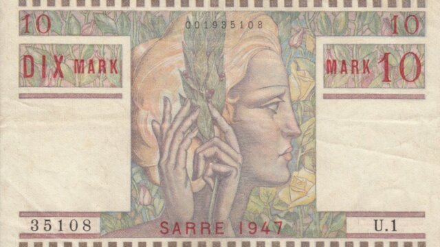 10 Mark Sarre type 1947