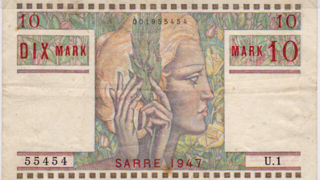 10 Mark Sarre type 1947