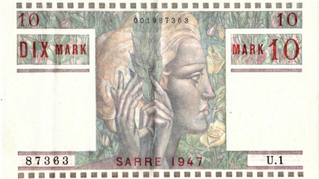 10 Mark Sarre type 1947