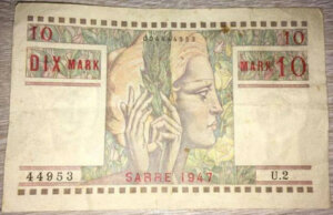 10 Mark Sarre type 1947