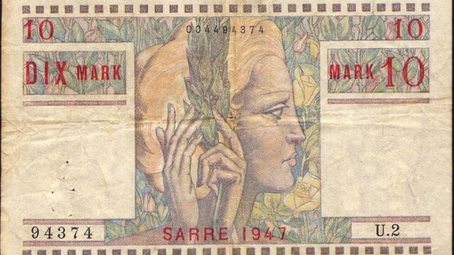 10 Mark Sarre type 1947