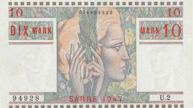 10 Mark Sarre type 1947