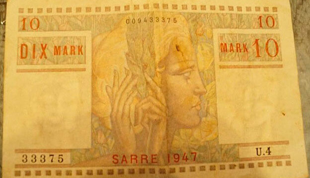 10 Mark Sarre type 1947