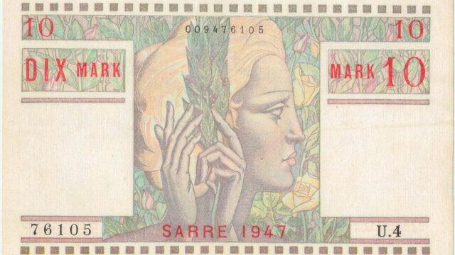 10 Mark Sarre type 1947