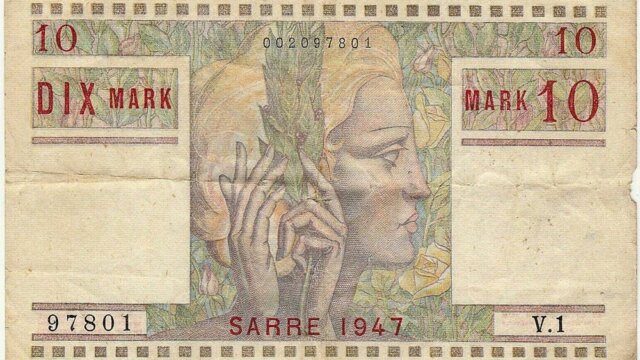 10 Mark Sarre type 1947