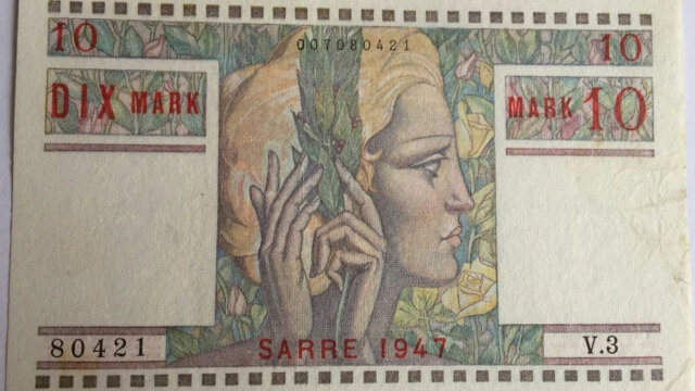 10 Mark Sarre type 1947