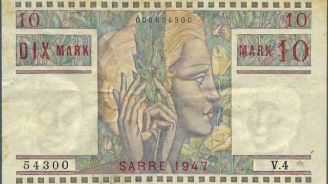 10 Mark Sarre type 1947