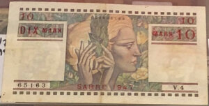 10 Mark Sarre type 1947