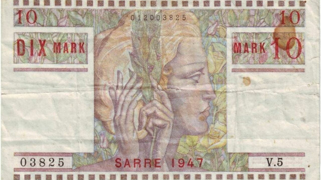 10 Mark Sarre type 1947