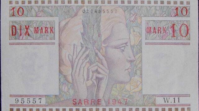 10 Mark Sarre type 1947