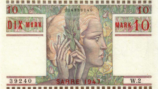 10 Mark Sarre type 1947