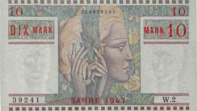 10 Mark Sarre type 1947