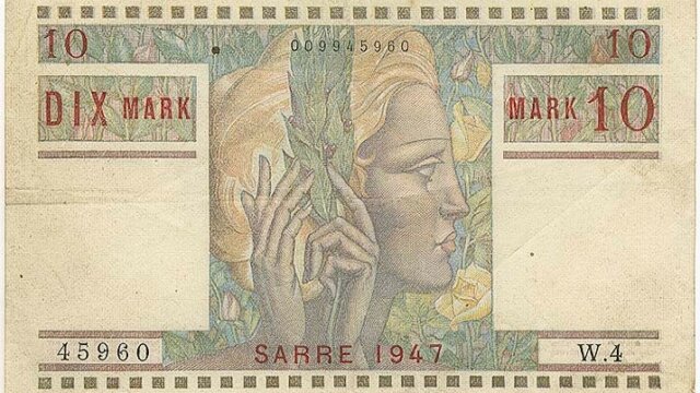 10 Mark Sarre type 1947