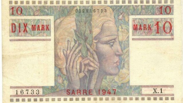 10 Mark Sarre type 1947