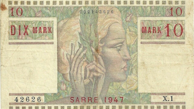 10 Mark Sarre type 1947