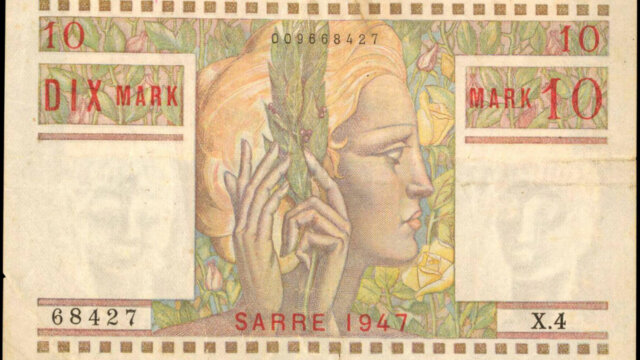 10 Mark Sarre type 1947