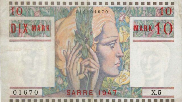 10 Mark Sarre type 1947