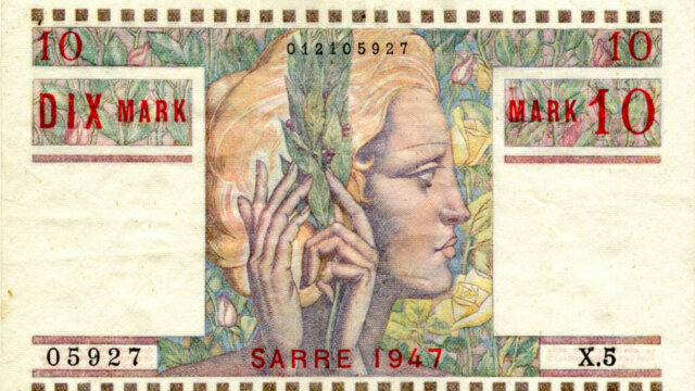 10 Mark Sarre type 1947