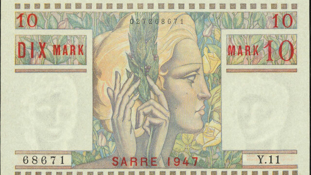 10 Mark Sarre type 1947