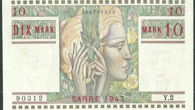 10 Mark Sarre type 1947