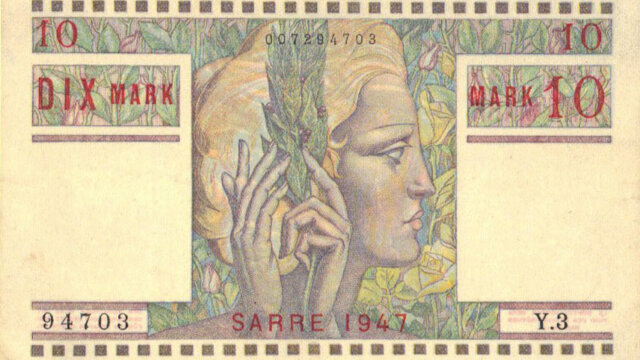 10 Mark Sarre type 1947