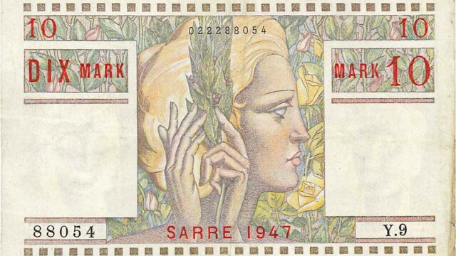 10 Mark Sarre type 1947