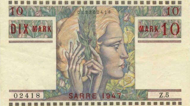 10 Mark Sarre type 1947