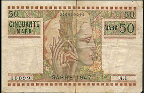 50 Mark Sarre type 1947