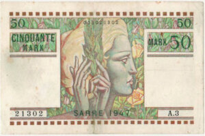 50 Mark Sarre type 1947