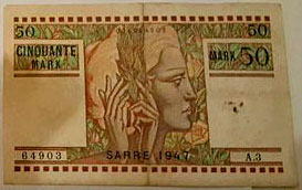 50 Mark Sarre type 1947