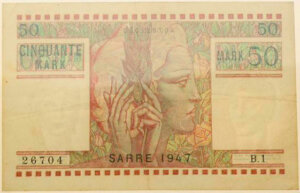 50 Mark Sarre type 1947