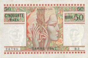 50 Mark Sarre type 1947