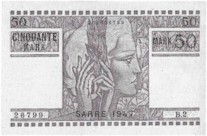 50 Mark Sarre type 1947