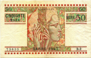 50 Mark Sarre type 1947