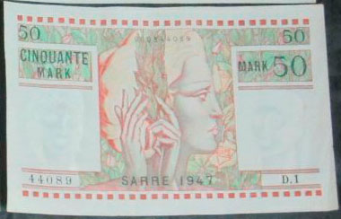 50 Mark Sarre type 1947