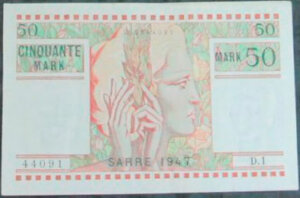 50 Mark Sarre type 1947