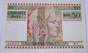 50 Mark Sarre type 1947