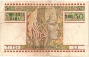 50 Mark Sarre type 1947