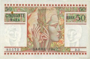 50 Mark Sarre type 1947