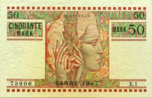 50 Mark Sarre type 1947