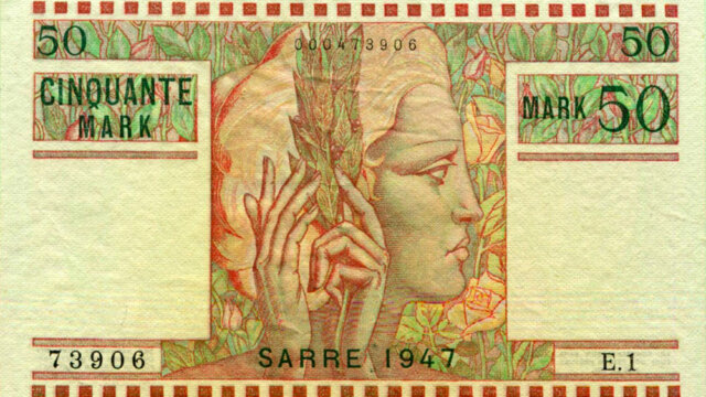 50 Mark Sarre type 1947