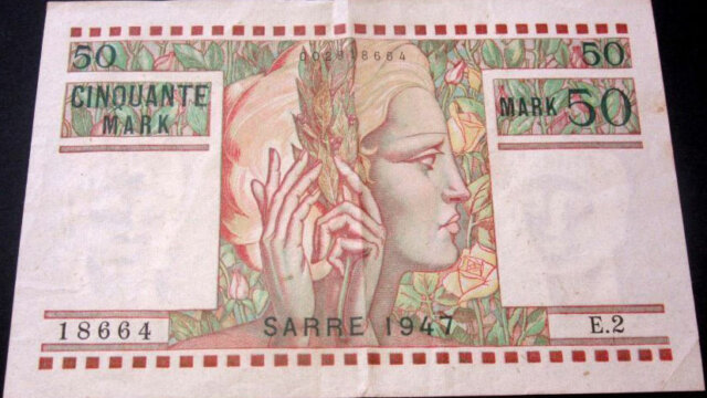 50 Mark Sarre type 1947