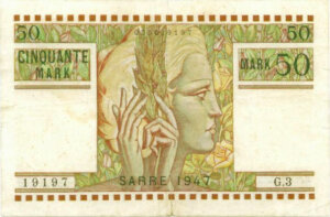 50 Mark Sarre type 1947