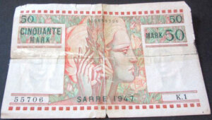 50 Mark Sarre type 1947